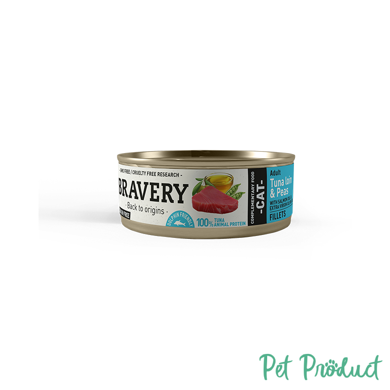 Bravery Cat Wet Food Adult Tuna & Peas 70g
