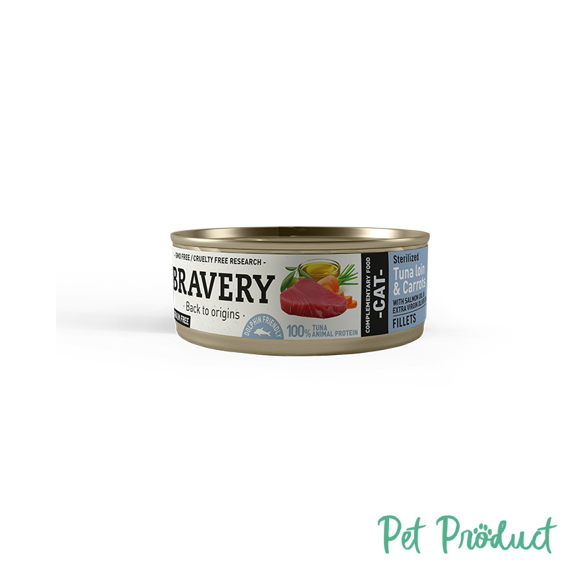 Bravery Cat Sterilized Tuna & Carrots 80g