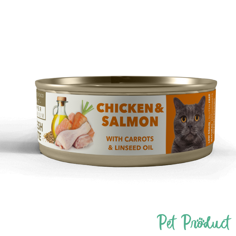Amity Cat Wet Food Adult Chicken & Salmon 80g