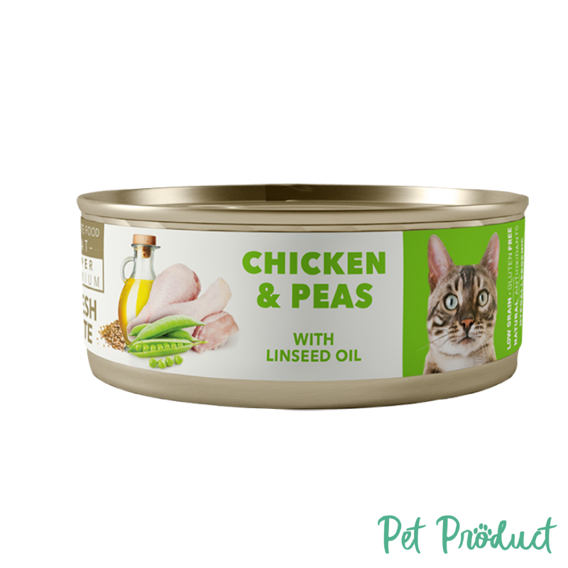 Amity Cat Wet Food Adult Chicken & Peas 80g