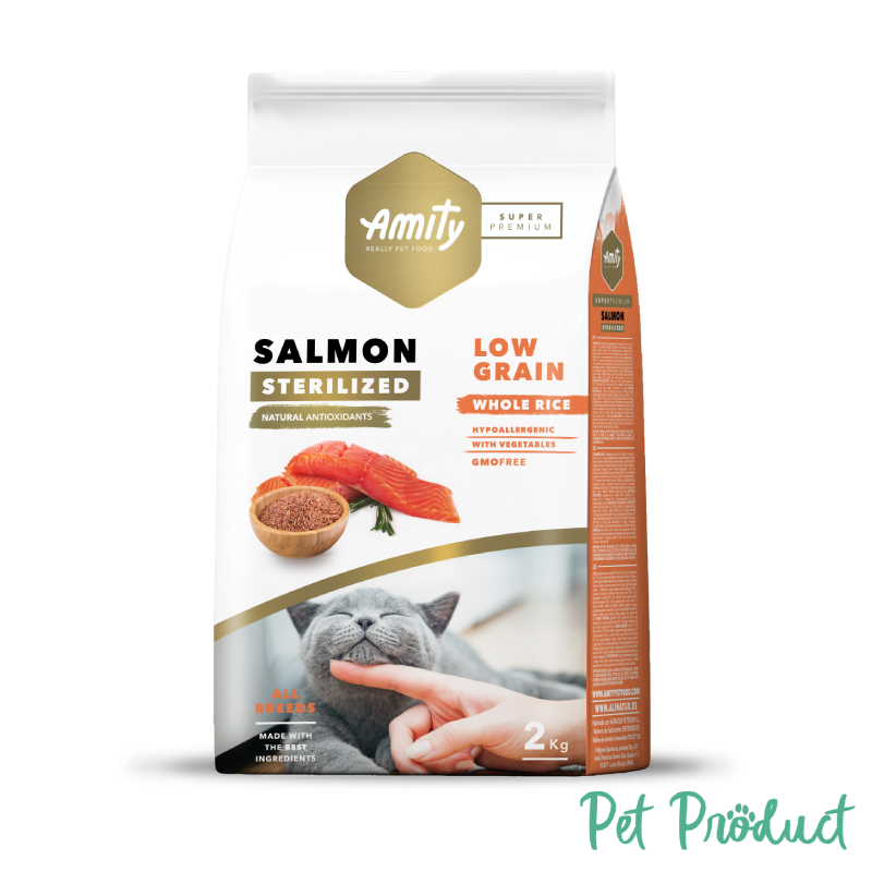 Amity Cat Super Premium Line Adult Sterilized Salmon