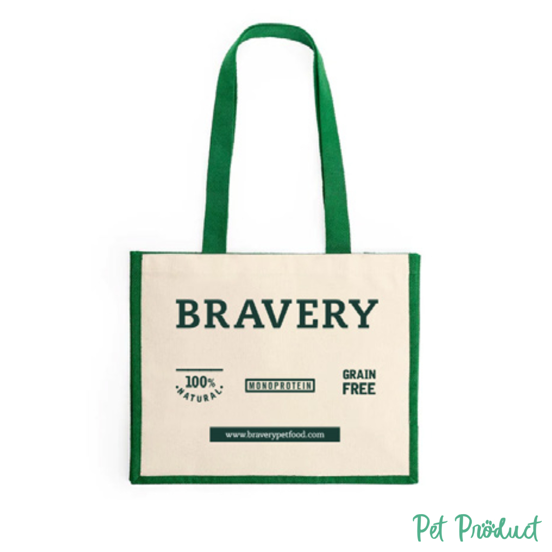 Bravery Chien et Chat Sac Jute