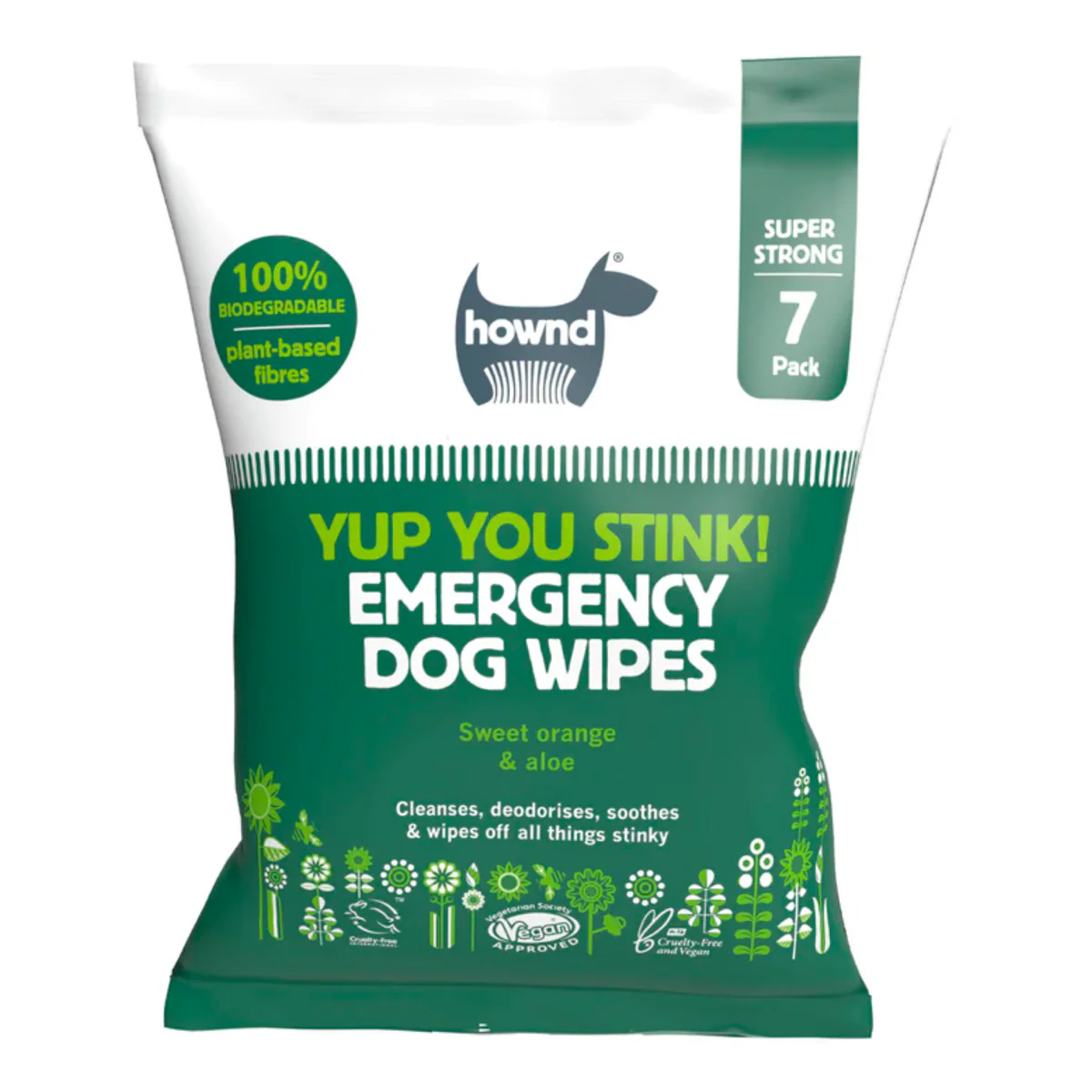 Hownd - Yup You Stink! Lingettes d'urgence pour chiens