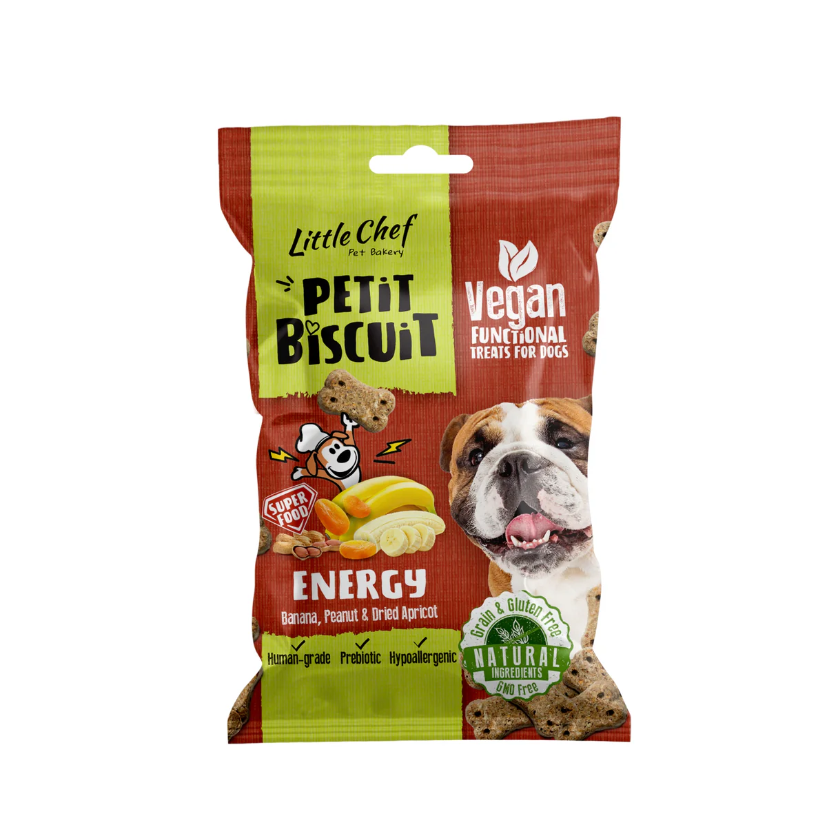 Little Chef Petit Biscuit - Friandises Énergétiques pour Chien 100g