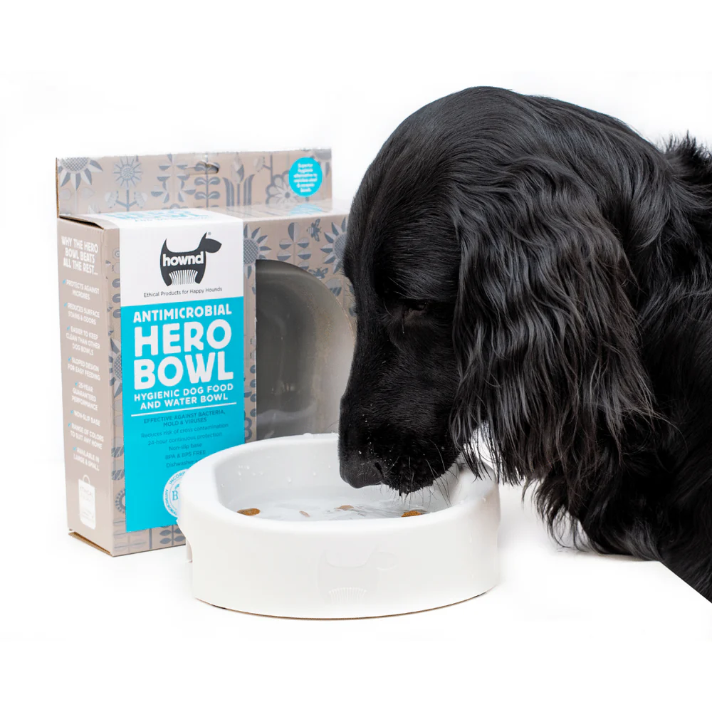 Hownd Hero - Gamelle hygiénique pour chien - gris urbain (Small)